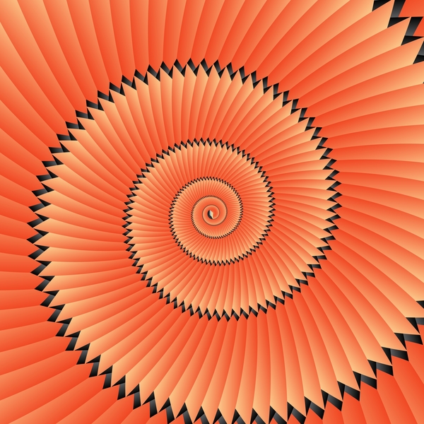 Infinity spiral abstract paper background vector 04