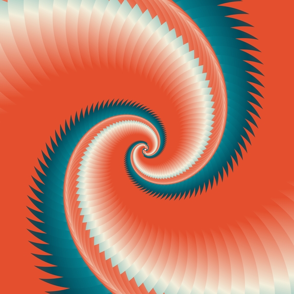 Infinity spiral abstract paper background vector 06