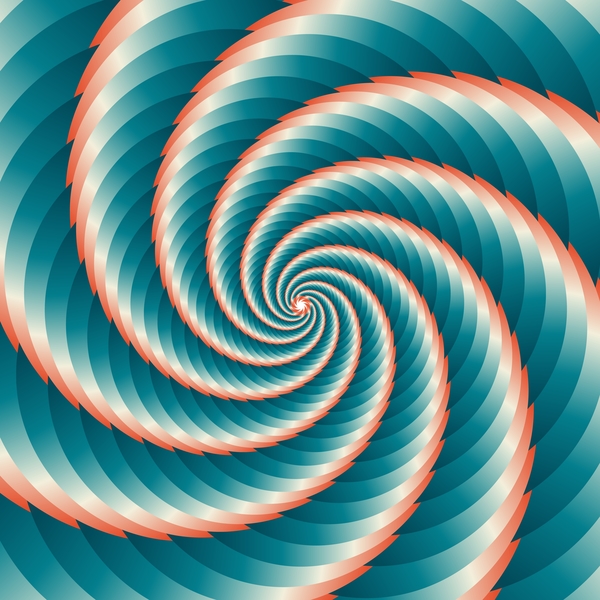 Infinity spiral abstract paper background vector 09