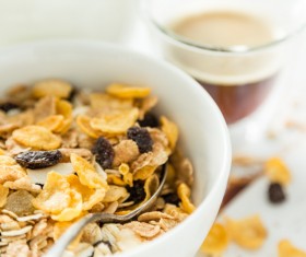 Instant cereal Stock Photo