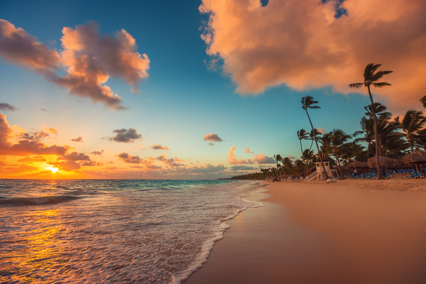 Landscape of paradise tropical island beach Stock Photo 02