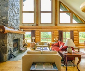 Living room sofa table lamp coffee table furniture