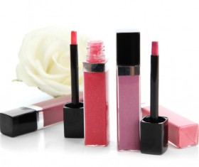 Makeup products lip glosses Stock Photo 09