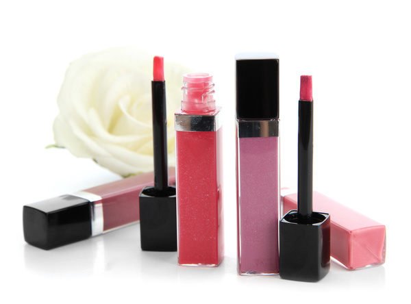 Makeup products lip glosses Stock Photo 09