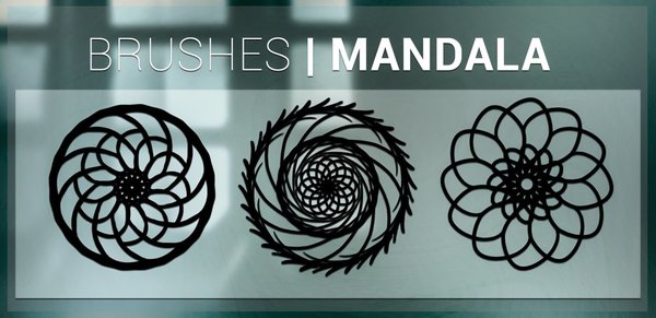 Mandala Style Photoshop Brushes