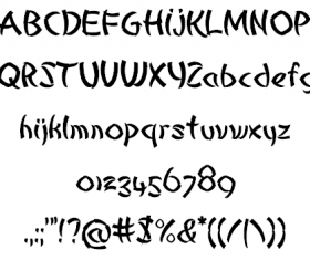 Mandarian Food Font