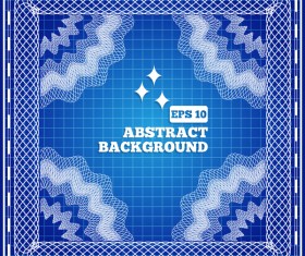 Mesh pattern with blue background design vector 03