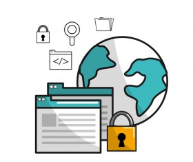 Network internet business template vector design 05