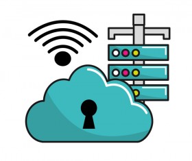 Network internet business template vector design 07