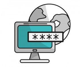 Network internet business template vector design 09