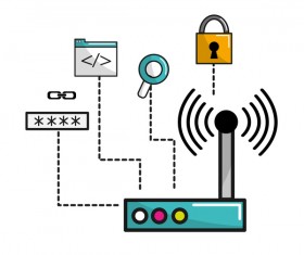 Network internet business template vector design 10