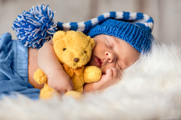 Newborn baby peacefully sleeping HD picture 03