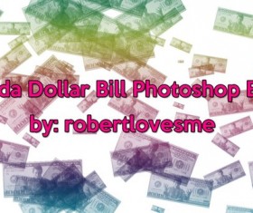Okada Dollar Bill Photoshop Brushes