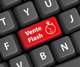 Online shopping with keyboard background vectors 08