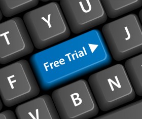 Online shopping with keyboard background vectors 18