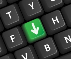 Online shopping with keyboard background vectors 19