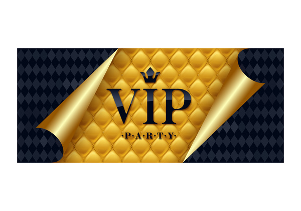 Ornate VIP banner design vectors set 01