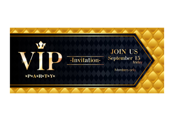 Ornate VIP banner design vectors set 02