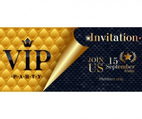 Ornate VIP banner design vectors set 03
