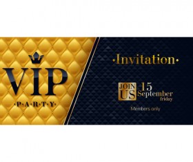 Ornate VIP banner design vectors set 04