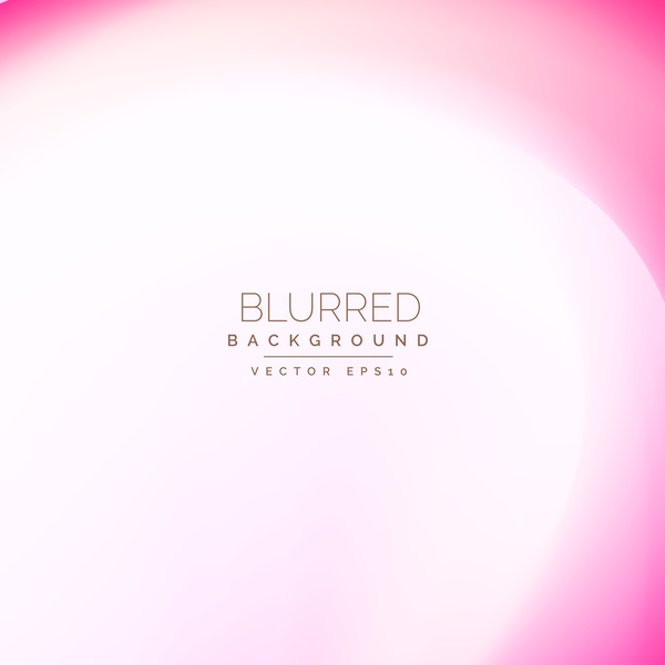 Pink blurred background vector