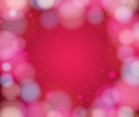 Pink gentle bokeh vector backgrounds 01