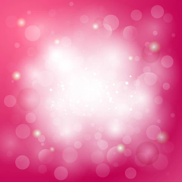 Pink gentle bokeh vector backgrounds 02