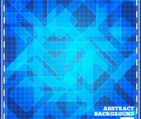 Plaid pattern with blue modern background vector