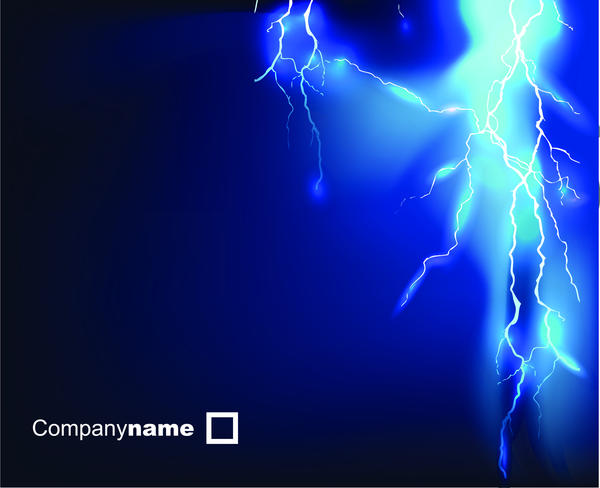 Realistic lightning background design vector 02