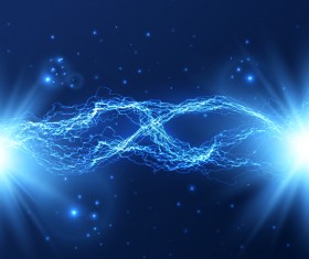 Realistic lightning background design vector 07
