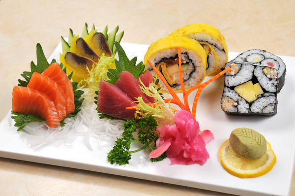 Sashimi Sushi Stock Photo