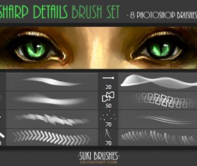 Sharp Details Photoshop Brushes