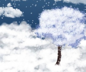 Snow photoshop brushes set