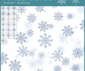 Snowflakes and more photoshop brushes
