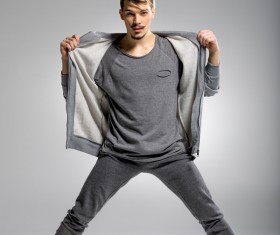 Stylish man posing Stock Photo 04