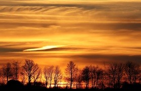 Sunset beauty Stock Photo