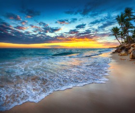 Jumeirah beach view with-7 star hotel stock photo free download