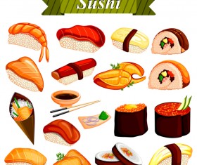 Sushi vector design