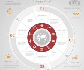 Vector option infographic template material 03