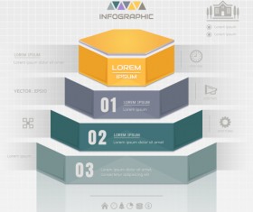 Vector option infographic template material 06
