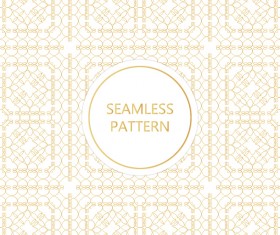 Vintage decor seamless pattern vector material