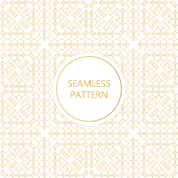 Vintage decor seamless pattern vector material