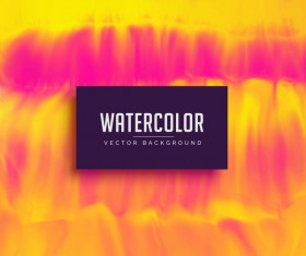 Watercolor art background vector material 03