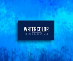 Watercolor art background vector material 06