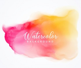 Watercolor with stains vector background 01