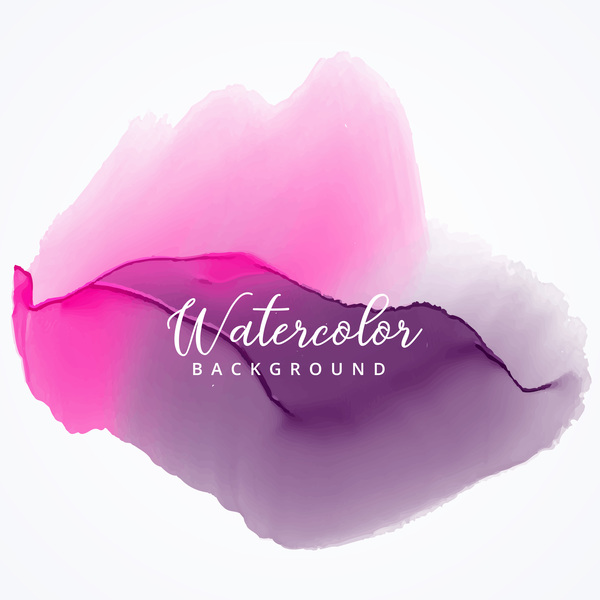 Watercolor with stains vector background 04