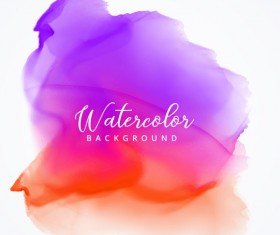 Watercolor with stains vector background 06
