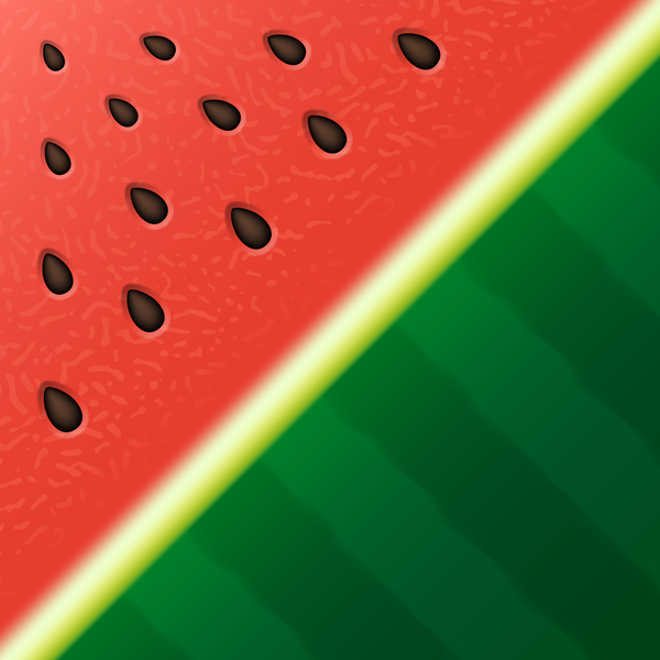 Watermelon background design vector 04