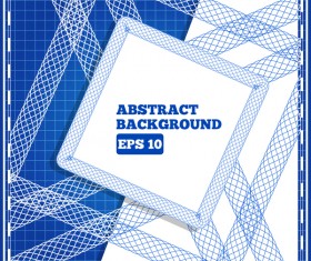 White with blue background with mesh pattern vector 02