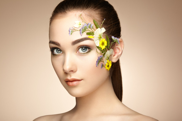 Woman face decals HD picture 03